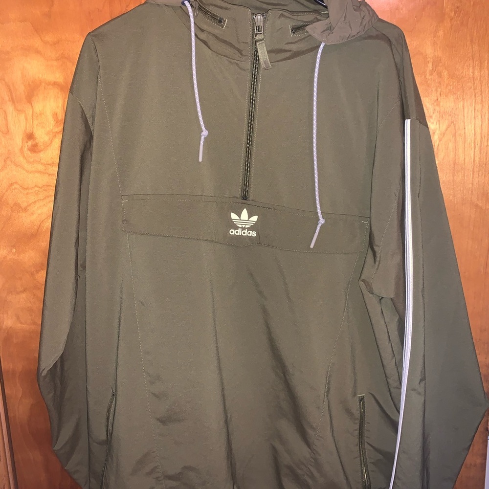 ADIDAS PULLOVER OLIVE GREEN
